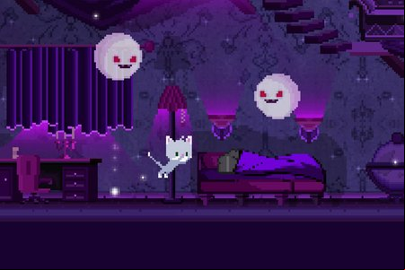 Cat and Ghosts