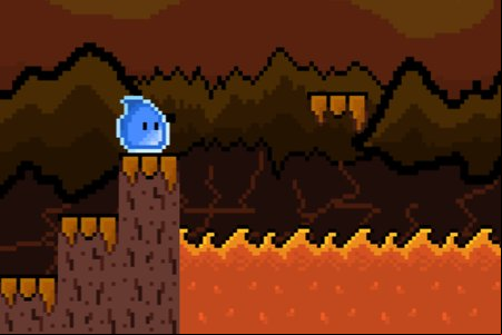 Droplet and the Volcano