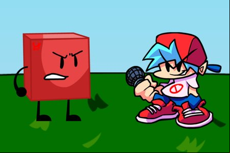 FNF vs Blocky from BFDI (Friday Night Funkin')