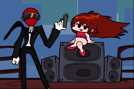 FNF VS Psycho Red (Friday Night Funkin')