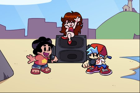 FNF VS Steven Universe: Beach Party