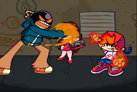 FNF: Whitty vs Boyfriend FIRE FIGHT