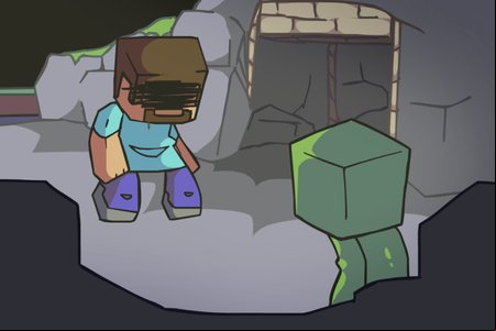FNF x Minecraft: Grime and Diamond
