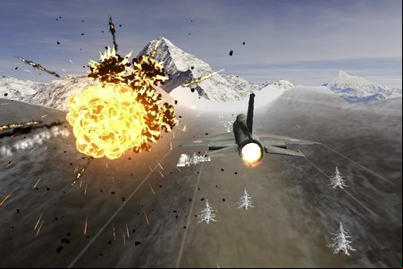Jet Fighter Airplane Racing