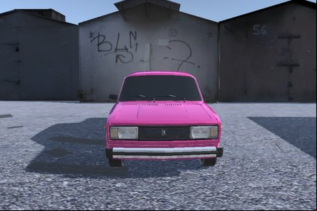 Lada Russian Car Drift