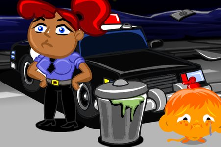 Monkey GO Happy: Stage 347 — Crime Scene