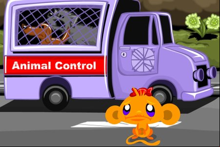Monkey GO Happy: Stage 409 — Dog Rescue & Earthquake