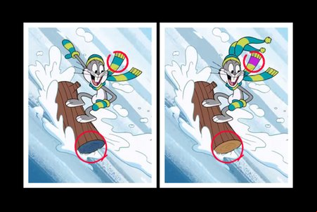 New Looney Tunes: Winter Spot the Difference