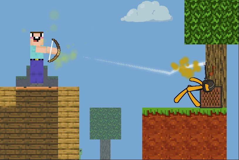 Noob Archer VS Stickman Zombies