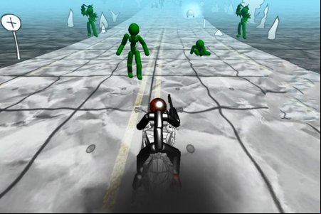 Stickman Zombie: Motorcycle