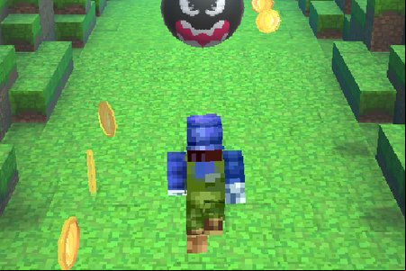 Super Mario Minecraft Runner