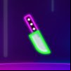 Flippy Knife Neon Game