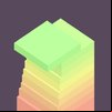 Rainbow Stacker Game